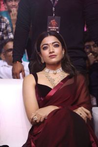 Pushpa 2 Movie Heroine Rashmika Mandanna Saree Pics