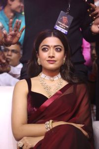 Pushpa 2 Movie Heroine Rashmika Mandanna Saree Pics