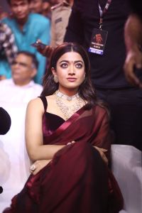 Heroine Rashmika Mandannaa Pics @ Pushpa 2 Trailer Launch