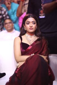 Heroine Rashmika Mandannaa Pics @ Pushpa 2 Trailer Launch