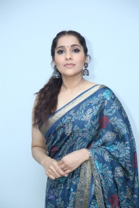 Actress Rashmi Gautam Saree Pics @ Bomma Blockbuster Trailer Launch