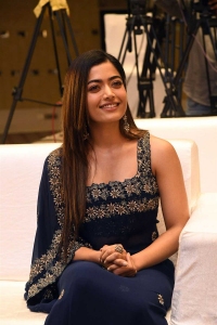 Actress Rashmika Mandanna Pics @ Aadavallu Meeku Joharlu Release Press Meet