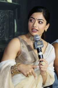 Animal Movie Actress Rashmika Mandanna Saree Images