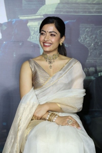 Animal Movie Actress Rashmika Mandanna Saree Images