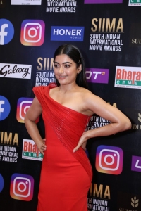 Actress Rashmika Mandanna Cute Pics @ SIIMA Awards 2021