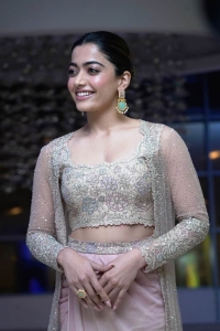 Actress Rashmika Latest Pics @ Pushpa Press Meet