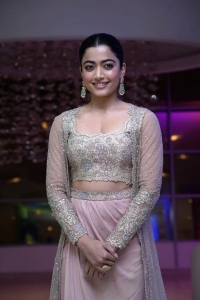 Actress Rashmika Mandanna Latest Pics @ Pushpa Press Meet