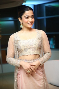 Actress Rashmika Latest Pics @ Pushpa Press Meet