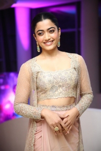 Actress Rashmika Latest Pics @ Pushpa Press Meet