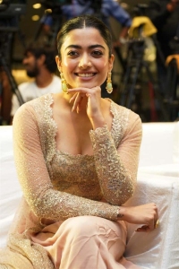 Actress Rashmika Mandanna Latest Pics @ Pushpa Press Meet