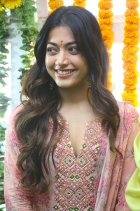 Actress Rashmika Mandanna Cute Pics @ Rainbow Movie Opening