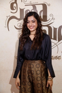 Actress Rashmika Latest Stills @ Sita Ramam Trailer Launch