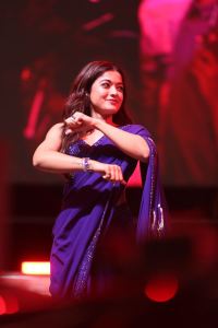 Rashmika Latest Saree Pics @ Pushpa 2 Pre Release