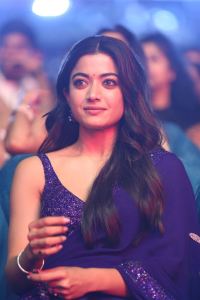 Rashmika Saree Pics @ Pushpa2 Movie Wildfire Jatara Event