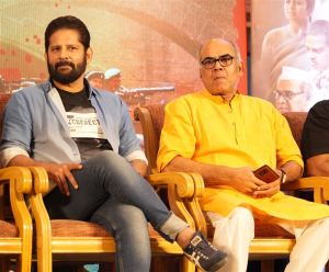 Raj Arjun, Thalaivasal Vijay @ Razakar Movie Press Meet Stills