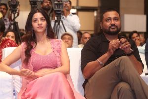 Vedhika, Bobby Simha @ Razakar Movie Pre-Release Event Stills