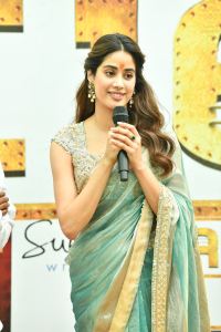 Actress Janhvi Kapoor @ RC16 Movie Opening Ceremony Stills