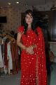 Actress Regina Cassandra Cute Stills in Red Embroidery Saree