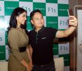 Regina Cassandra & Jone @ Oppo F1s Launch in Hyderabad