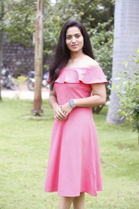 Ikshu Movie Heroine Rekha Nirosha Stills in Red Dress