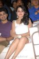 Actress Reshma Hot Legs Pictures in White Sleeveless Dress