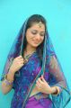 Actress Reshma in Purple Saree Photo Shoot Stills