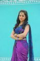 Actress Reshma in Violet Saree Photo Shoot Stills