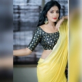 Actress Reshma Pasupuleti in Saree Photoshoot Images