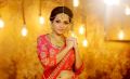 Actress Reshma Rathore in Traditional Saree Diwali Theme Photoshoot Stills