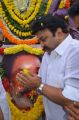 Prabhu Ganesan Respect for Sivaji Statue Photos