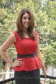 Actress Richa Gangopadhyay in Mirchi Red Dress Photos