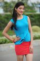 Richa Panai Hot Photos in Sky Blue Top & Red Skirt