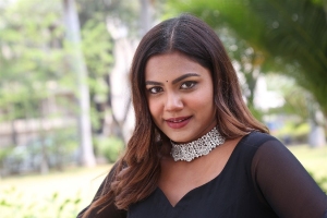 Telugu Actress Ritu Shree Photos in Blck Dress