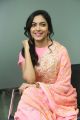 Ritu Varma Photos In Pink Dress @ Keshava Interview