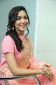 Ritu Varma Photos In Pink Dress @ Keshava Interview