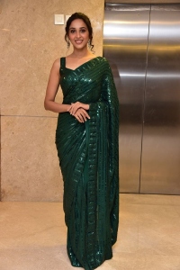 Top Gear Movie Actress Riya Suman Green Saree Stills