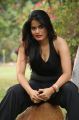 Tamil Actress Riyamikka Photos in Black Dress