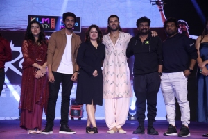 Ketika Sharma, Akash Puri, Charmme Kaur, Vijay Devarakonda, Puri Jagannadh, Anil Paduri @ Romantic Pre Release Event Stills