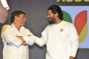 Dil Raju, Allu Arjun @ Rowdy Boys Date Night Song Launch