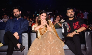 Jr NTR, Alia Bhatt, Ram Charan @ RRR Mumbai Event Pictures