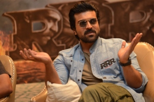 Ram Charan @ RRR Move Press Meet Hyderabad Photos