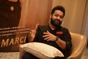 Jr NTR @ RRR Move Press Meet Hyderabad Photos