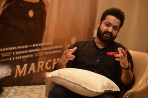 Jr NTR @ RRR Move Press Meet Hyderabad Photos