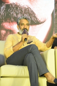 Director SS Rajamouli @ RRR Movie Press Meet Stills