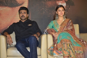 Ram Charan, Alia Bhatt @ RRR Movie Press Meet Stills