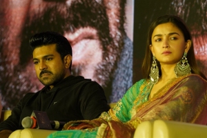 Ram Charan, Alia Bhatt @ RRR Movie Press Meet Stills