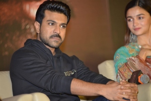 Ram Charan @ RRR Movie Press Meet Stills