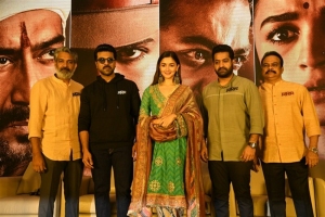 SS Rajamouli @ RRR Movie Press Meet Stills