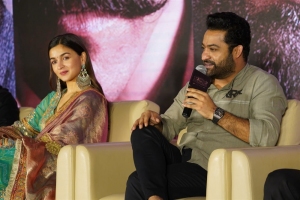 Alia Bhatt , Jr NTR@ RRR Movie Press Meet Stills