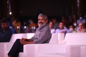 Director SS Rajamouli @ RRR Movie Pre Release Event Chennai Stills